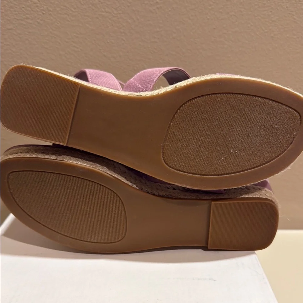 Caslon Mauve Wedge Sandals